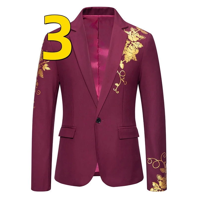 M10123 Large size slim fit three piece wedding suit