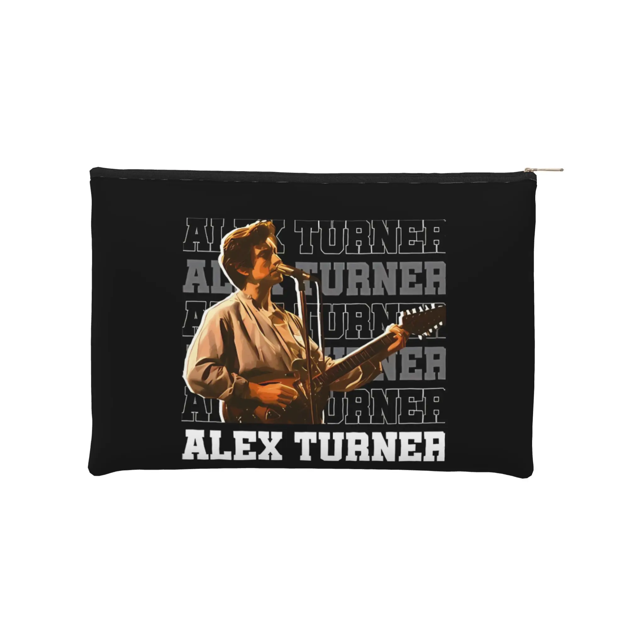 

Легкая косметичка Arctic Monkeys Alex Turner, дорожная косметичка Alex Turner на молнии, дорожная косметичка с застежкой-молнией