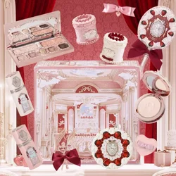 Flower Knows Strawberry Cupid Box Collection Make Up Sets Cosmetics Full Set Palette Pressed Powder Blush Lipstick Gift Box