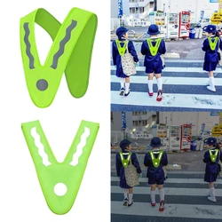 Kids Safety Vest Reflective Clothing Children Jackets High Visibility Yellow Fluorescent Safety Vest for School Outdoor