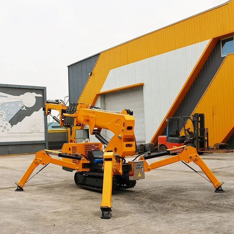 Construction Machine Portable Electric Diesel Mini Lifting Crawler Crane 3 Ton Price Crawler Spider Crane