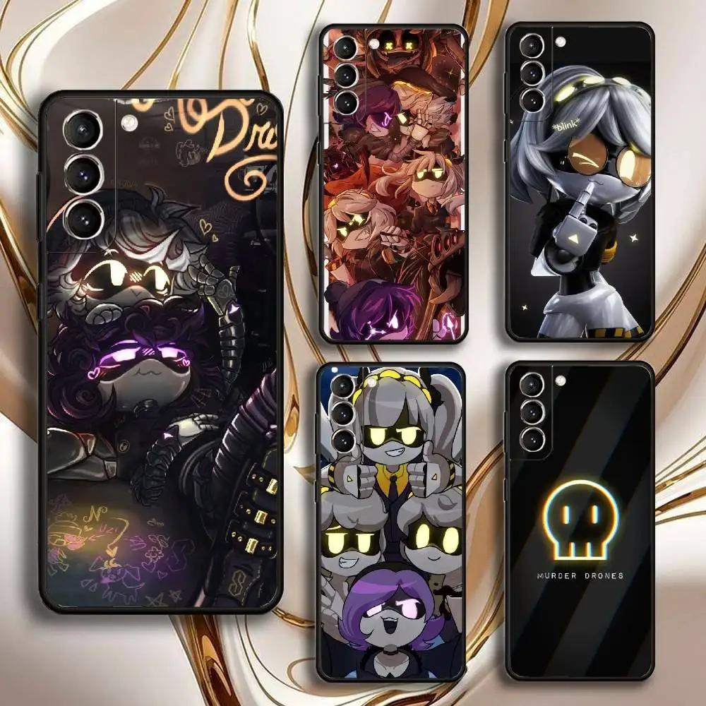 

Murder Drones Phone Case For Samsung GalaxyA13,21s,22,31,32,52,53,71,72,73,Soft Black Shell