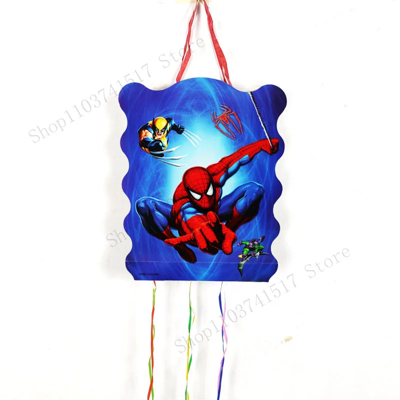 Disney Lilo & Stitch Pinata kartun Marvel Spiderman pesta dekorasi mainan anak-anak Selamat Ulang Tahun perlengkapan Baby Shower hadiah DIY