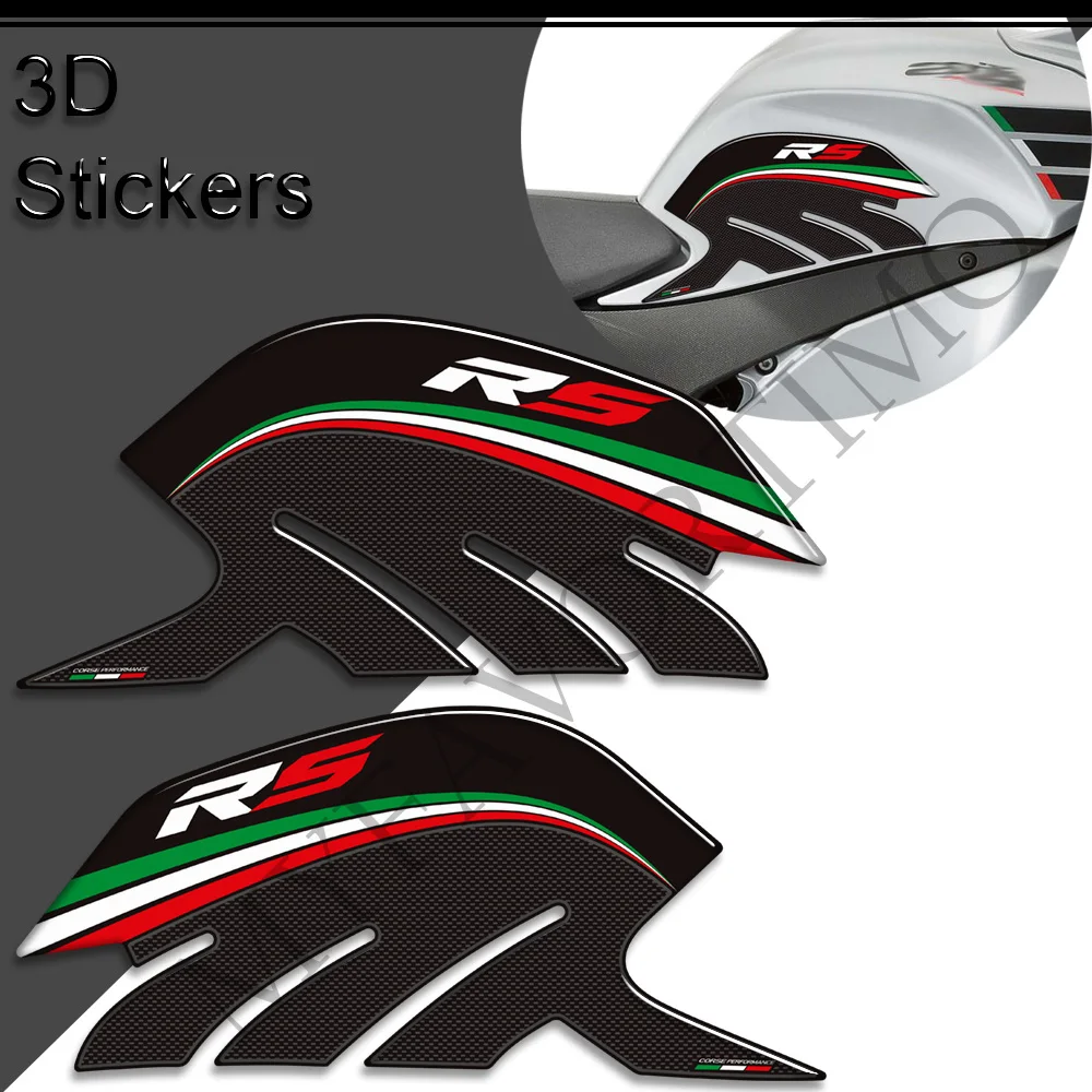 Motorfiets Voor Aprilia RS4 RS50 RS 125 Stickers Protector Tank Pad Side Stookolie Kit Knie Decal 2017 2018 2019 2020 2021 2022