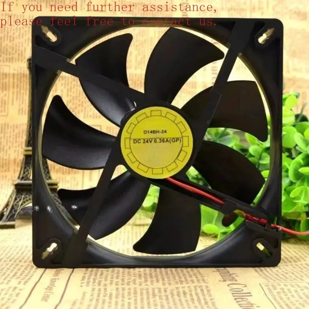 

14025 14cm Silent DC Cooling Fan D14BH-24 24V 0.36A Quiet Ventilation Fan For Y.L.FAN (003)