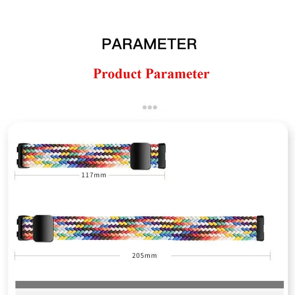 Braided Nylon Strap For Huawei Band 10 9 8 comfortable Magnetic Buckle Adjustable watchband Huanwei Band 10/9/8 Belt Accessories