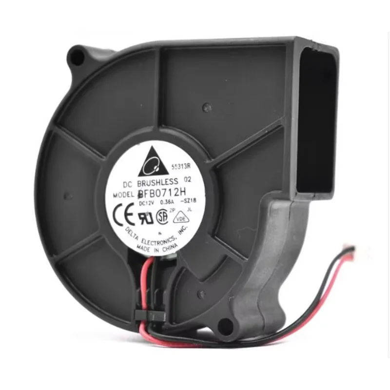 

Delta Electronics BFB0712H DC 12V 0.36A 75x75x30mm Server Blowe Fan Projector Cooling Fan