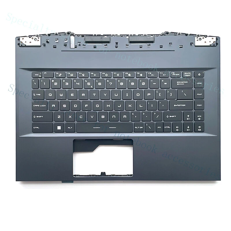A+  New Palmrest Full Colorful Backlit Keyboard For MSI GP66 GE66 MS-1541 1543 Blue
