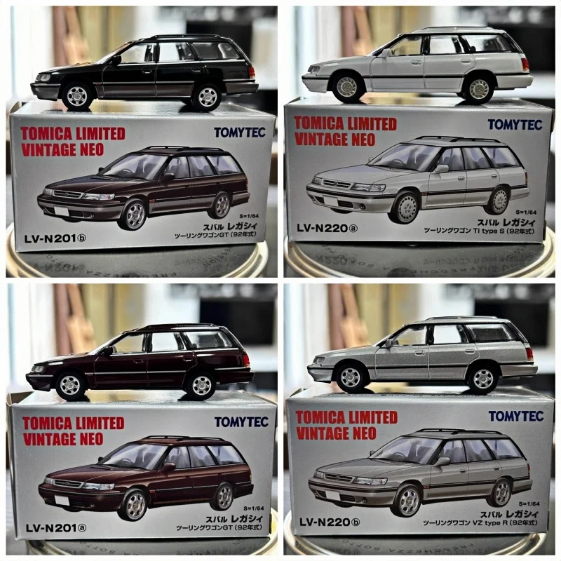 TOMICA TLV 1:64, N201b SUBARU Subaru Lion Crock Car, liga fundida estática modelo de carro miniaturizado Tide Play, brinquedo de menino presente de feriado.