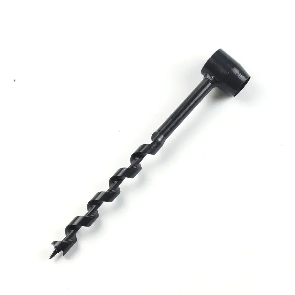 1PcsBushcraft Hand Drill Carbon Steel Manual Auger Drill Portable Manual Survival Drill Bit Self-Tapping Survival Wood PunchTool