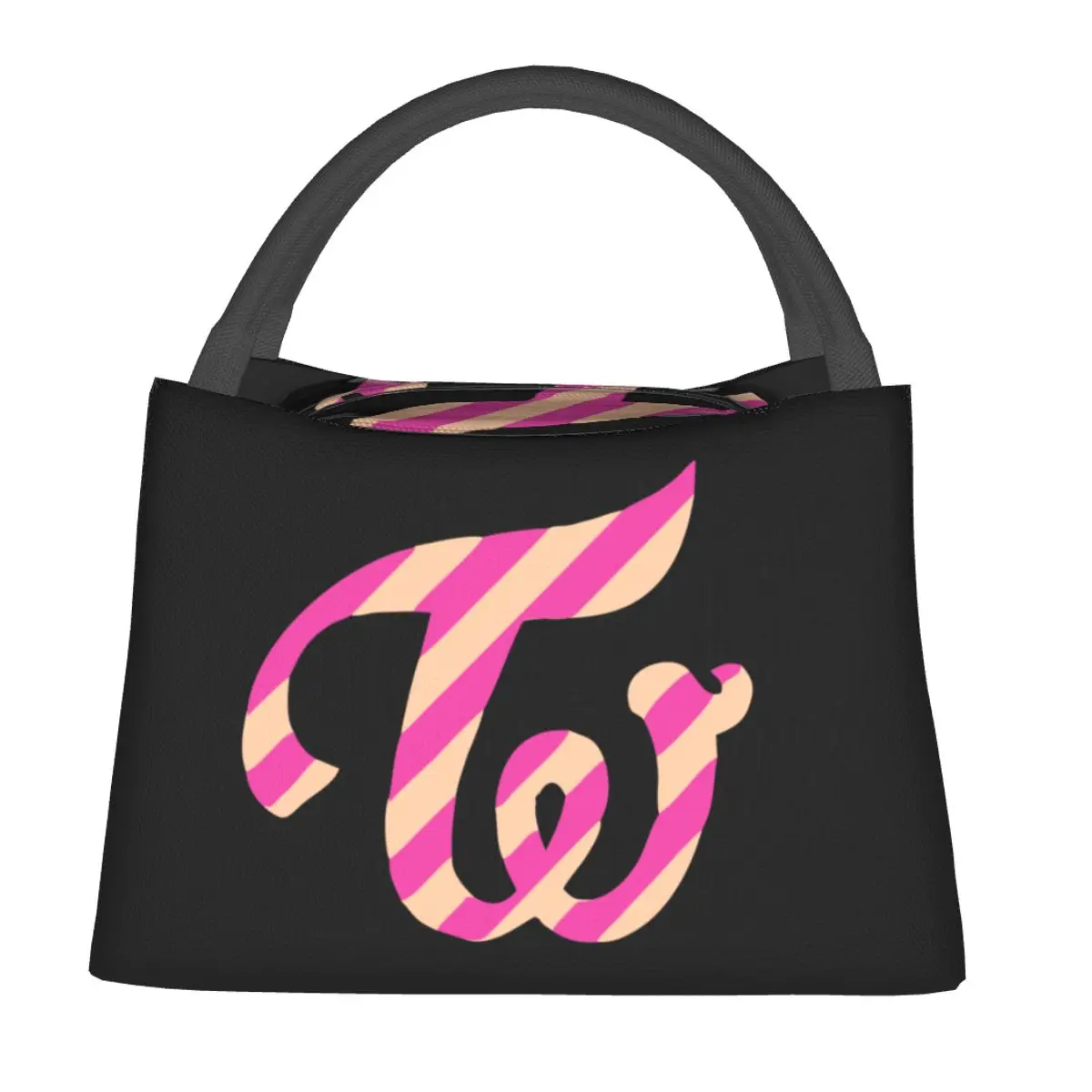 T-Twicecoasterss Lunch Bag Twice Logo Funny Lunch Box School Portable Tote Food Bags Print Cooler Bag