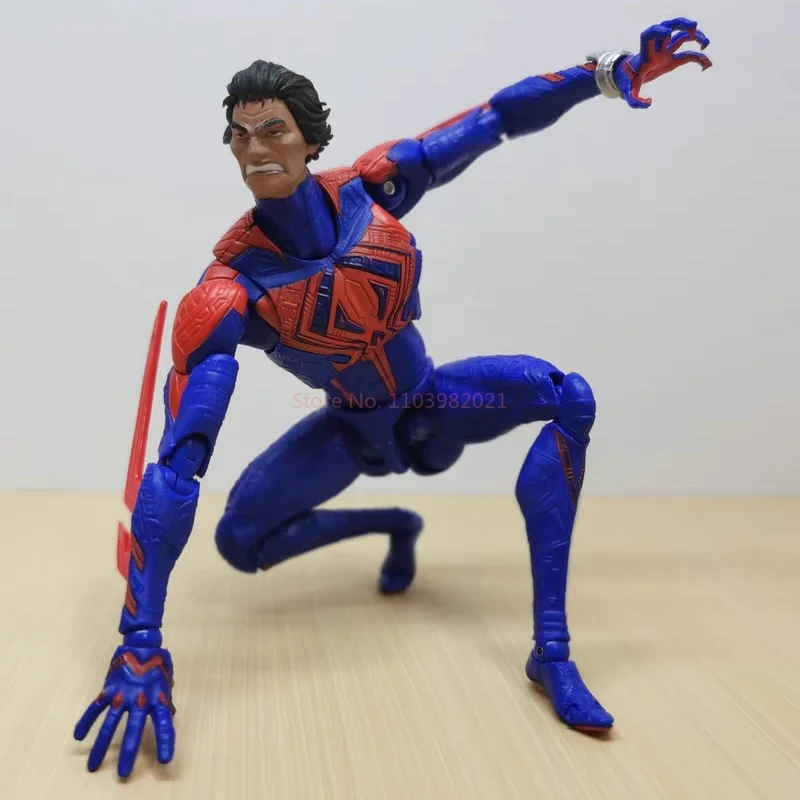 スパイダーマン像のアクションフィギュア,s.h.figuarts,スパイダーバースパート1,2099 shf,新年のおもちゃ,子供向けギフト