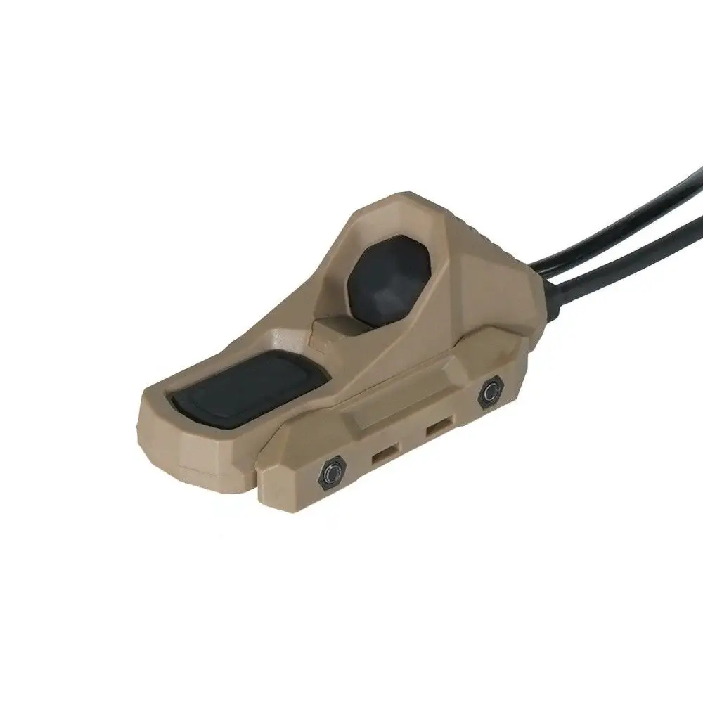New SPECPRECISION unAXON Dual Remote Switch SF And Crane/2.5mm/3.5mm Laser Plug Leads 7″ Cable Tactical Light Accessories