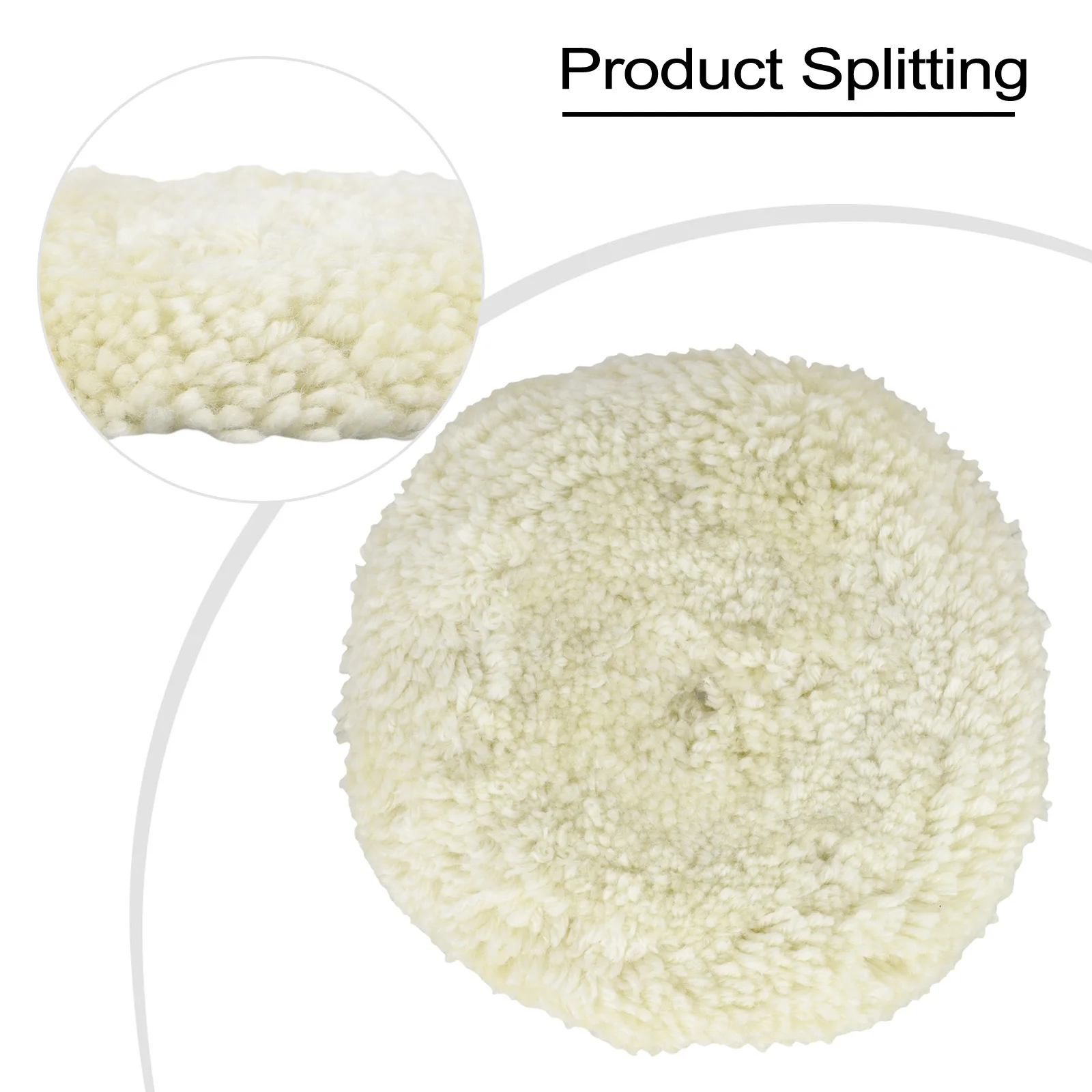 Polishing Machines Polishing Pad Bonnet Pad 225mm Car Furniture Grinding Soft Wool Clean For Pneumatic Grinding