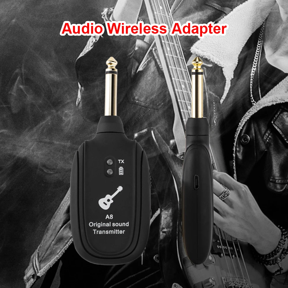 A8 Wireless Guitar System Electric Guitar Pickup Audio Transmitter Receiver for Electric Guitar Bass Violin Guitar Accessories