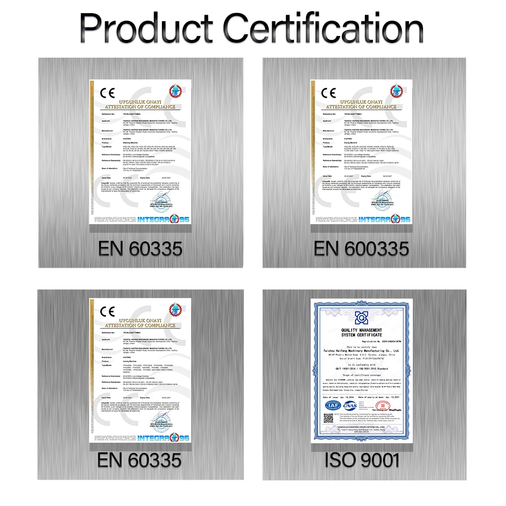 غسالة صناعية 250 كجم مع مجفف وكي