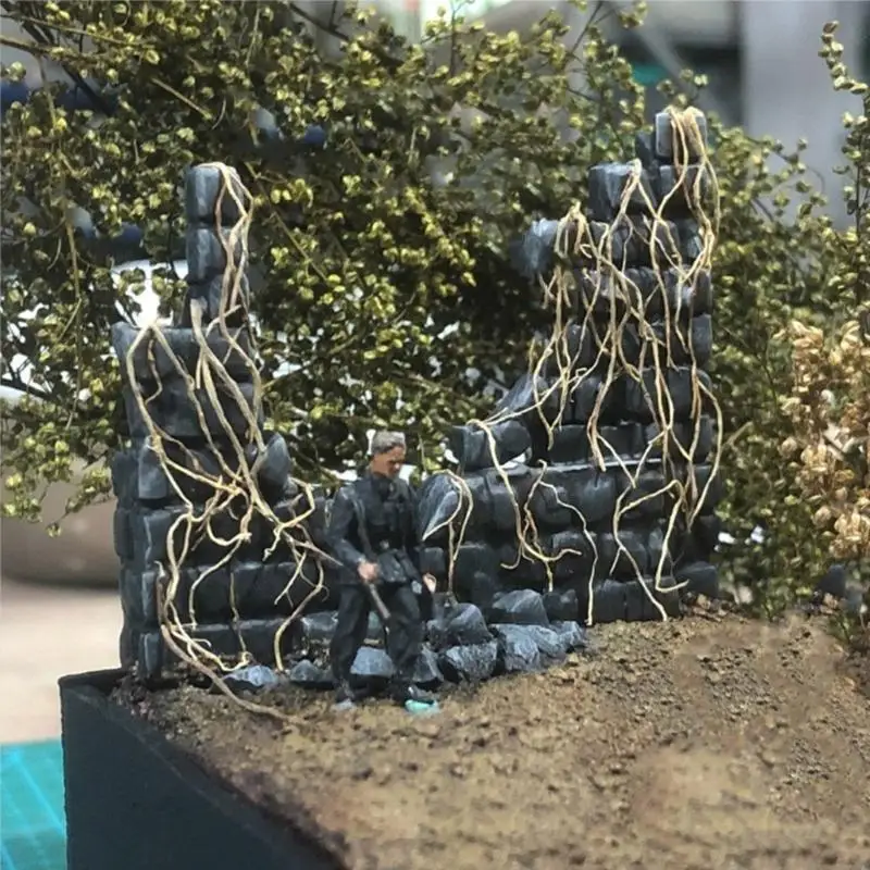   DIY Wooden Vine Root Model Sculpture For Miniature Landscape Home Decors Craft