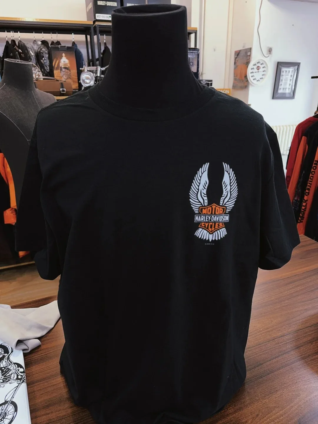 2025 ハーレーズ パンアメリカ メンズ カジュアル Tシャツ、ダビッドソン プリント半袖 Tシャツ S-4XL トレンディな高品質ストリート Tシャツ