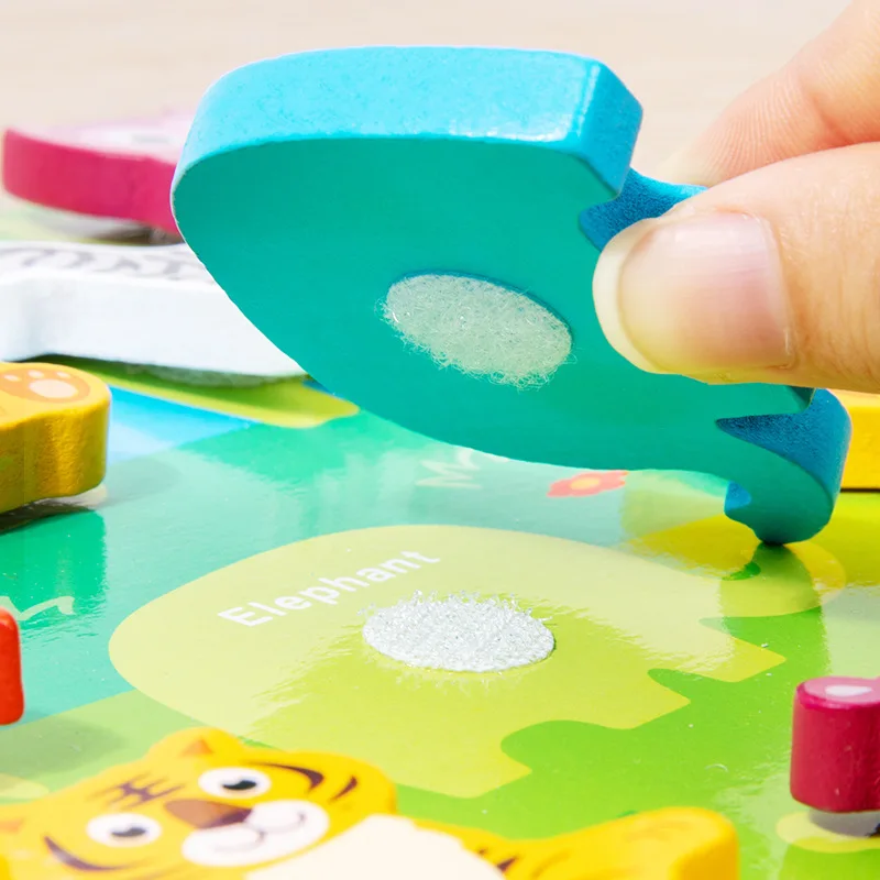 Puzzle 3D giocattolo per la prima educazione dei bambini trasporto animale Velcro frutti di mare forma divertente fai da te pasta Puzzle giocattoli