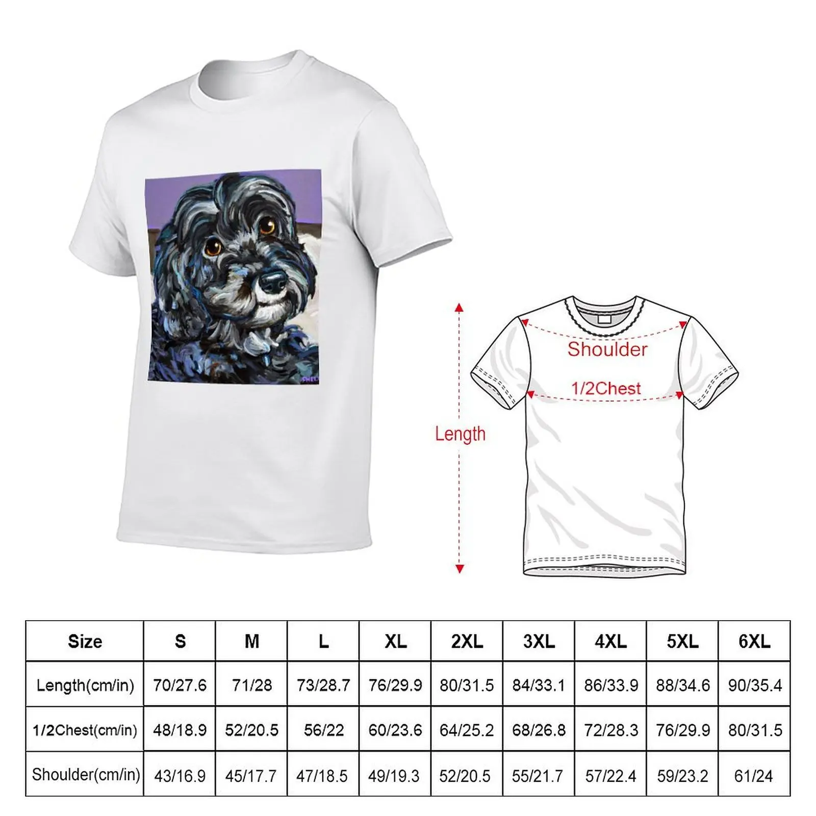 Cute and Cozy Schnoodle by Robert Phelps T-Shirt summer tops aesthetic clothes men clothes