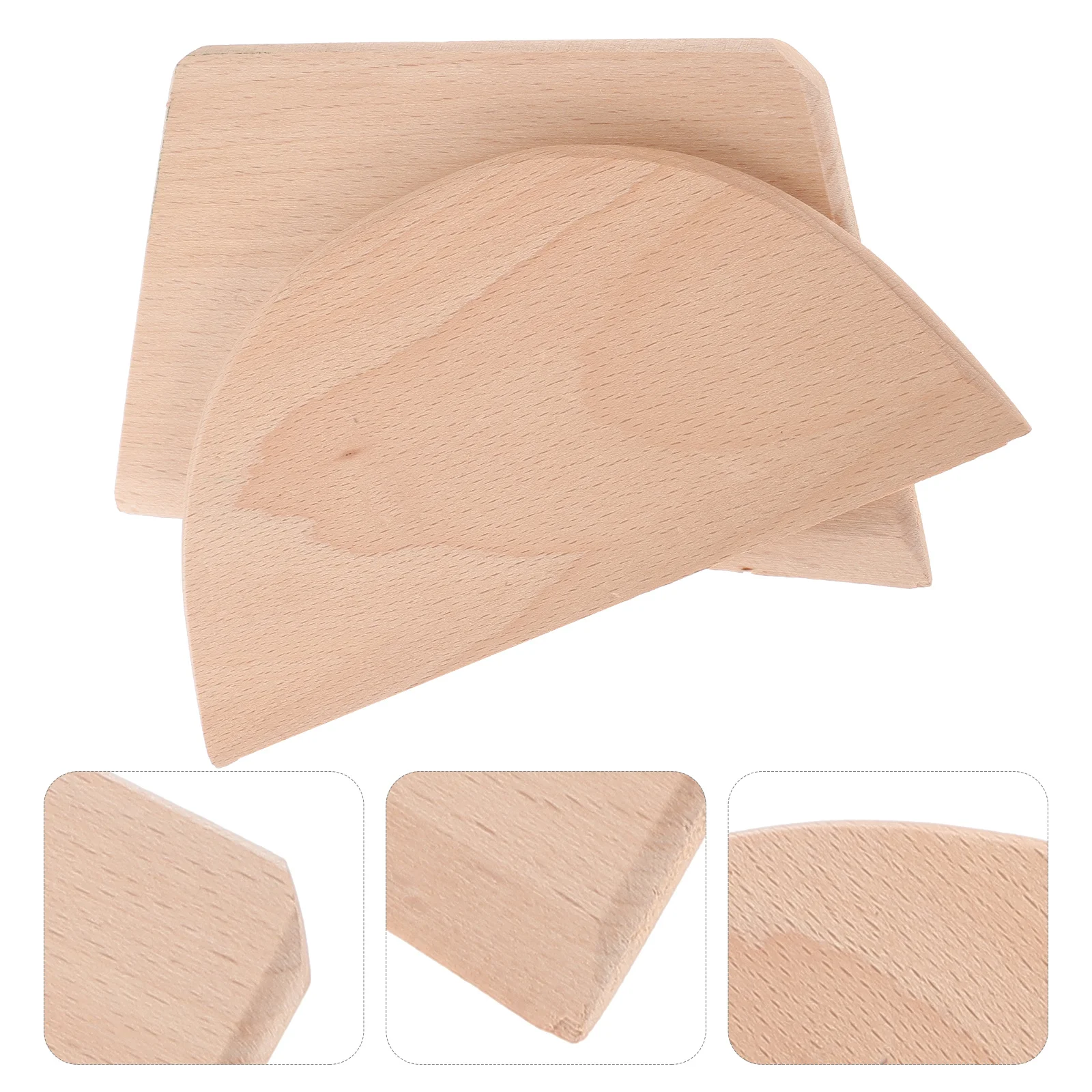 

2Pcs Pastry Cutter Strong Wood Handle Comfortable Grip Perfect for Dough Scraping Baking Sheets Cleaning Griddle Grill