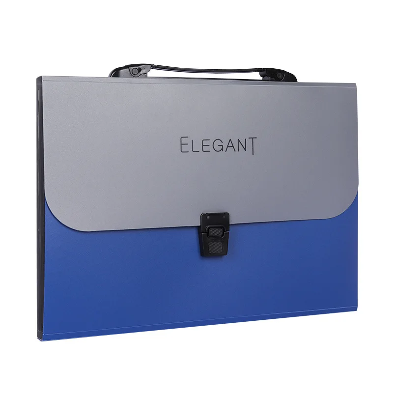 

Macaron vertical binding file bag Student test paper storage bag 13 cell portable organ bag, office school supplies