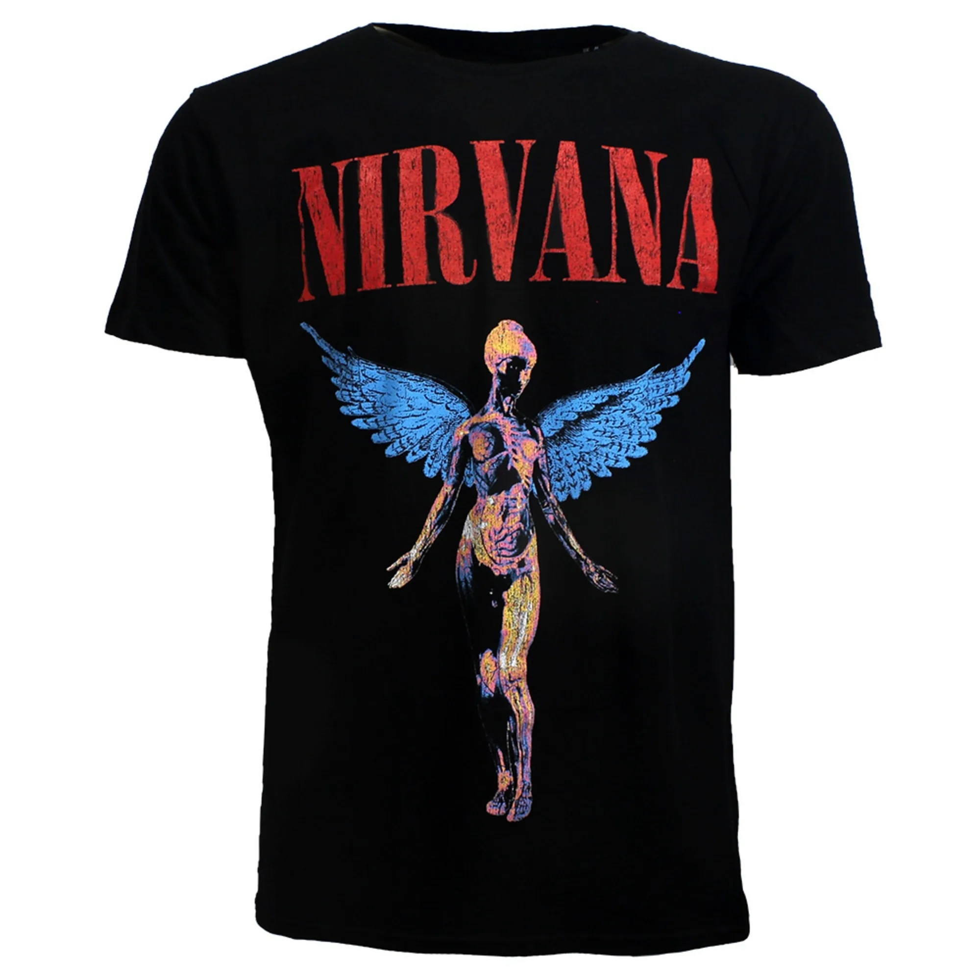 

Nirvana in Utero Angelic T-Shirt Men's and Women's Short Sleeve Retro Band Y2k Brand T-shirt Summer Tops Men Clothing Streetwear