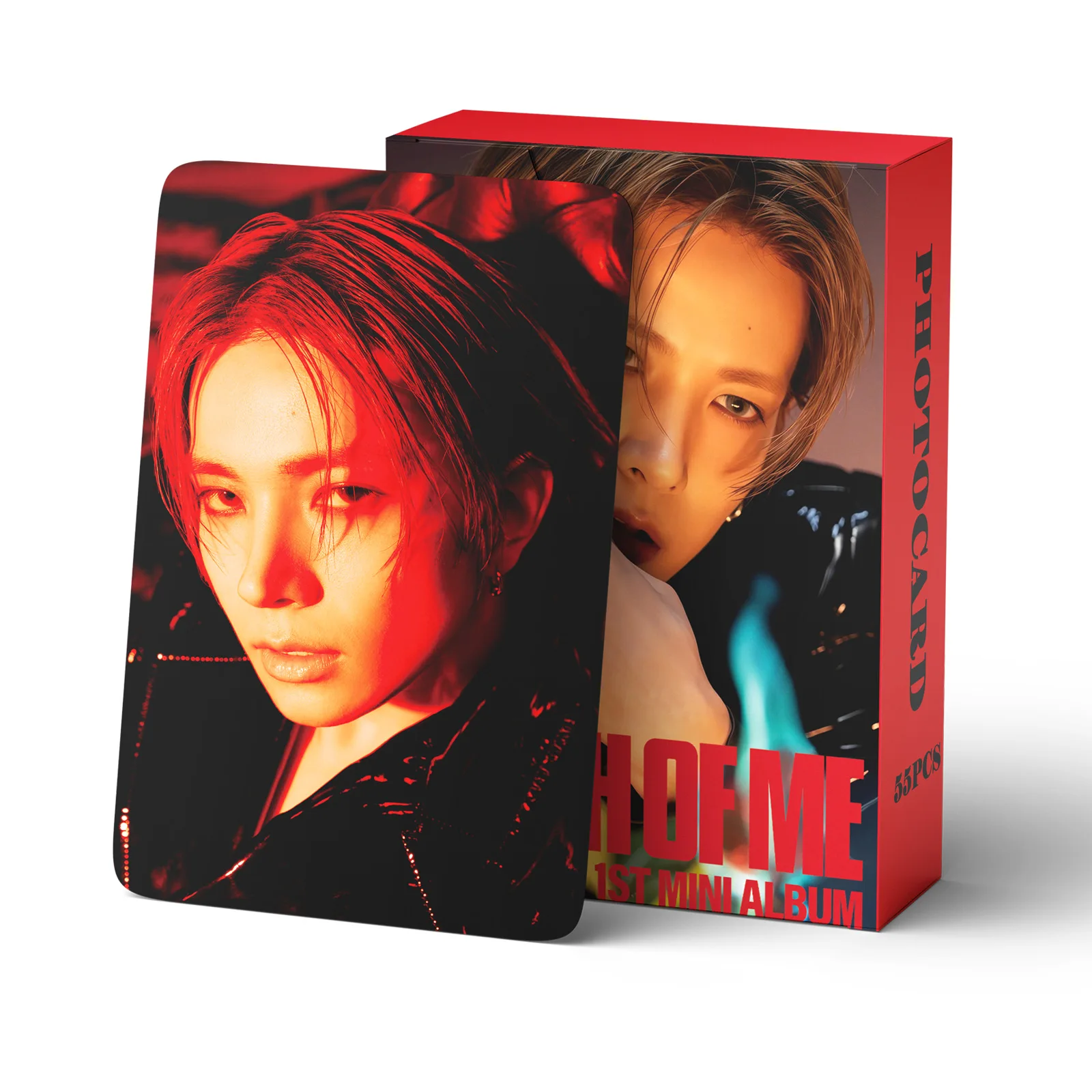 55PCS Single ALbum EVAN Death of Me Mini LOMO Card Photocards HD Fans Collection Cards Decorative Present Gifts image 5