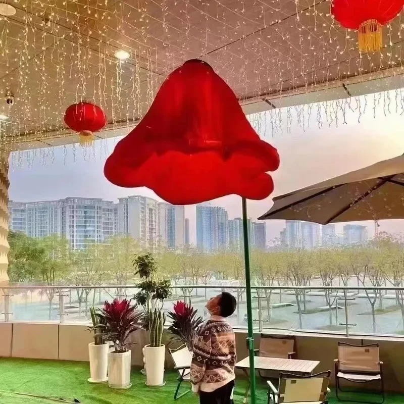 Internet Celebrity Induction Inflatable Flower, Human Body Sensing Light Flower, Outdoor Simulated Decorative Flower