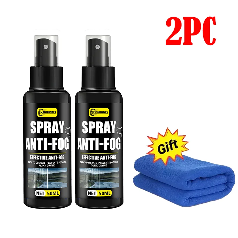 Anti-Fog Spray for Motorcycle Helmets