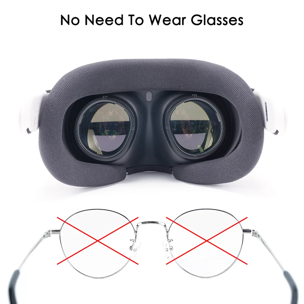 Für Quest 3 Objektiv Myopie Anti-Blau Anti-Glare Gläser Magnetische Brillen Rahmen VR Rezept Linsen Für Meta Quest 3 zubehör – Detail 4