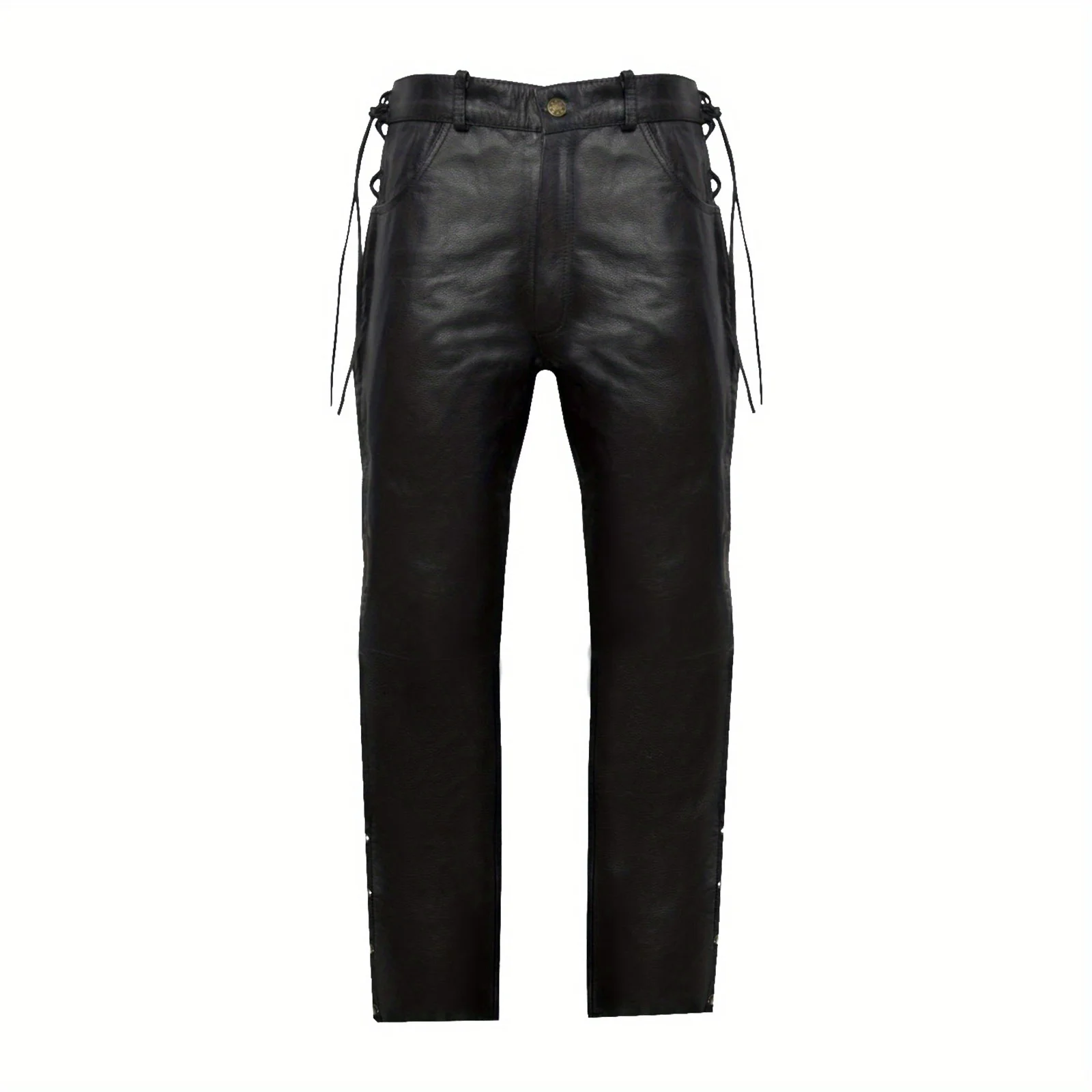

Dream Apparel Men'S Leather Chaps with Side Laces