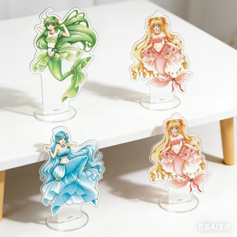 Figura Acrílica de Anime Mermaid Melody: Pichi Pichi Pitch, Nanami Luchia, Toin Rina, Hosho, Modelo de Pie, Decoración para Dormitorio