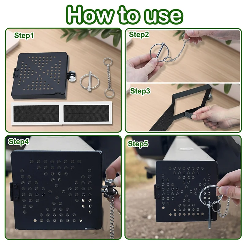 

Крышка для хранения канализационного шланга с вентиляционными отверстиями без насекомых, 4-дюймовая 2-я крышка бампера для автофургона, крышка бампера для автофургона, торцевые заглушки бампера для кемпера