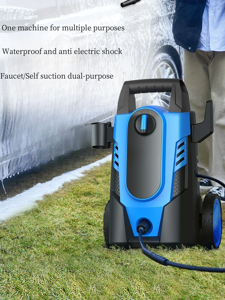 105Bar high-pressure cleaning machine IPX5 waterproof 1400W portable car home garden cleaning home car washing machine 220V