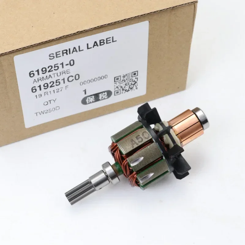 

619375-2 619251-0 Rotor for MAKITA TW250D BTW250 DTW251Z DTW251RFE BTW253 BTW251 BTS130 TW251D BTW251RFE DTW251 BTW251Z A50 X74