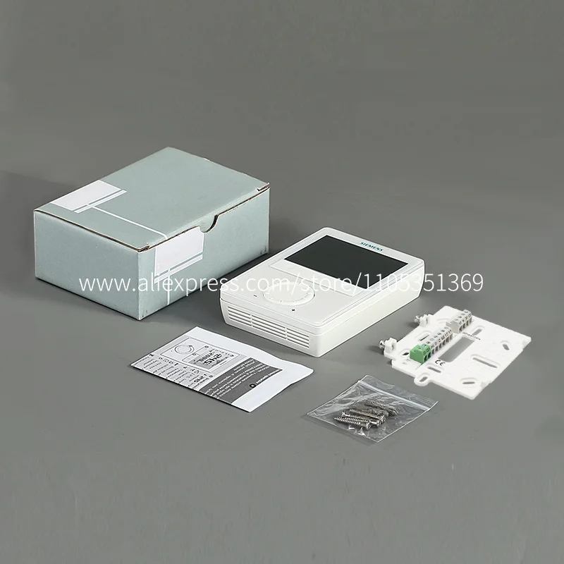 

For Original Brand New Siemens RDG160TU Wall Mounted Room Thermostats With LCD And Built In Humidity Sensor And Control Switch