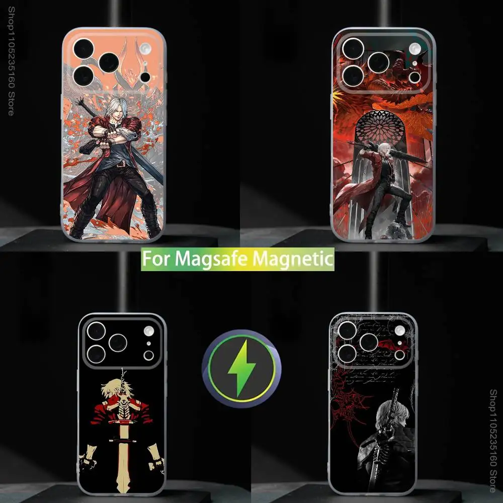 

DMC-C Dante D-Devil M-May Cry Phone Case For iPhone 17,16,15,14,13,12,11,Pro,Max,Plus,Mini,SE4,E For Magsafe Wireless
