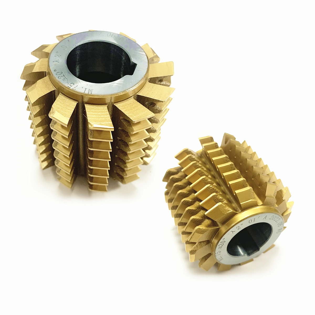 Imagem -03 - Gear Hobs Engrenagem Fresa Hss 6542 ° Pa20 Ouro Cor m1 M1.5 M1.25 M1.75 m2 M2.25 M2.5 M2.75 m3 M3.25 M3.5 m4 M4.5 m5 M5.5 m6
