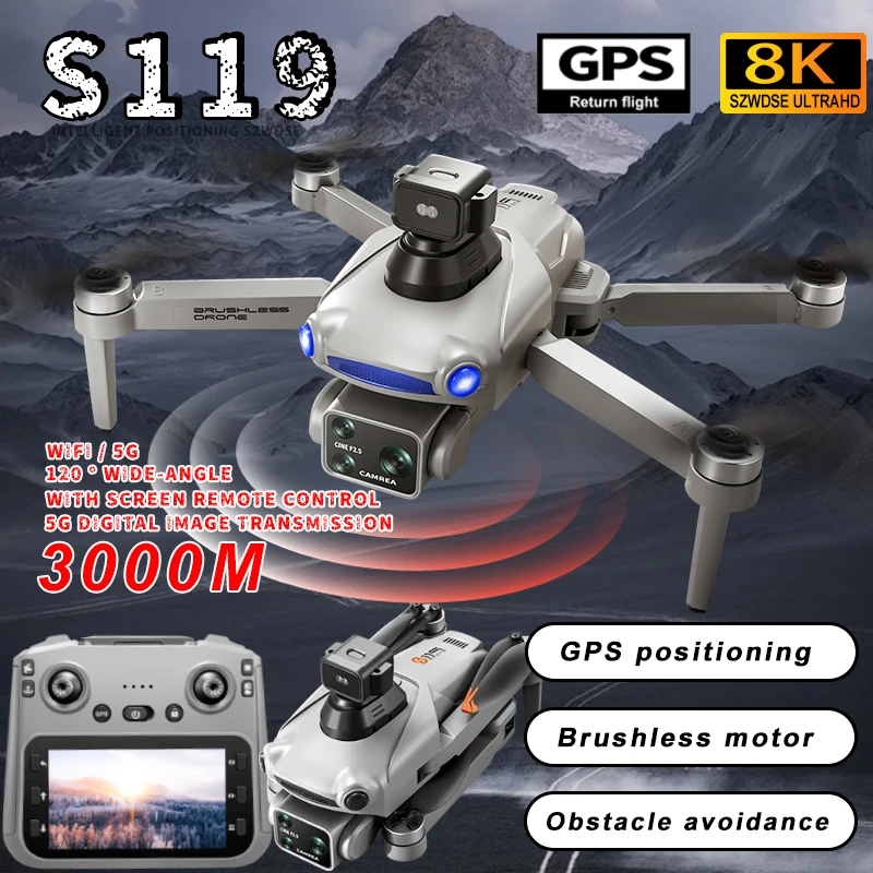 2025 Gps Drone 8K P… - image
