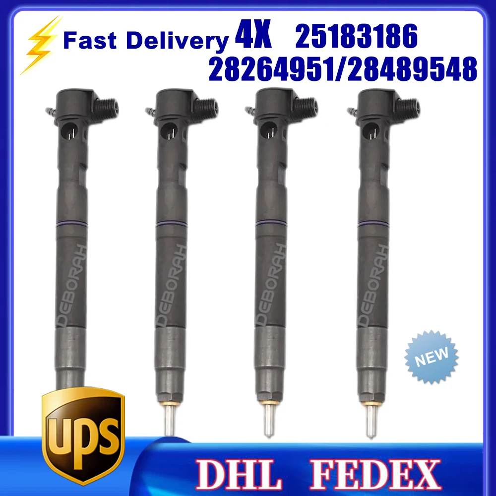 

4PCS 28264951 25183186 New Diesel Injector Nozzle For Chevrolet Captiva Cruze , Opel Antara 2.2L 28489548 25195089