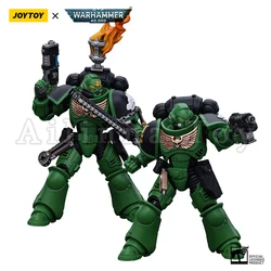 JOYTOY 1/18 Action Figure 40K Salamanders Intercessors Sergeant Tsek'gan Brother Haecule Re-issue Version Anime Toy