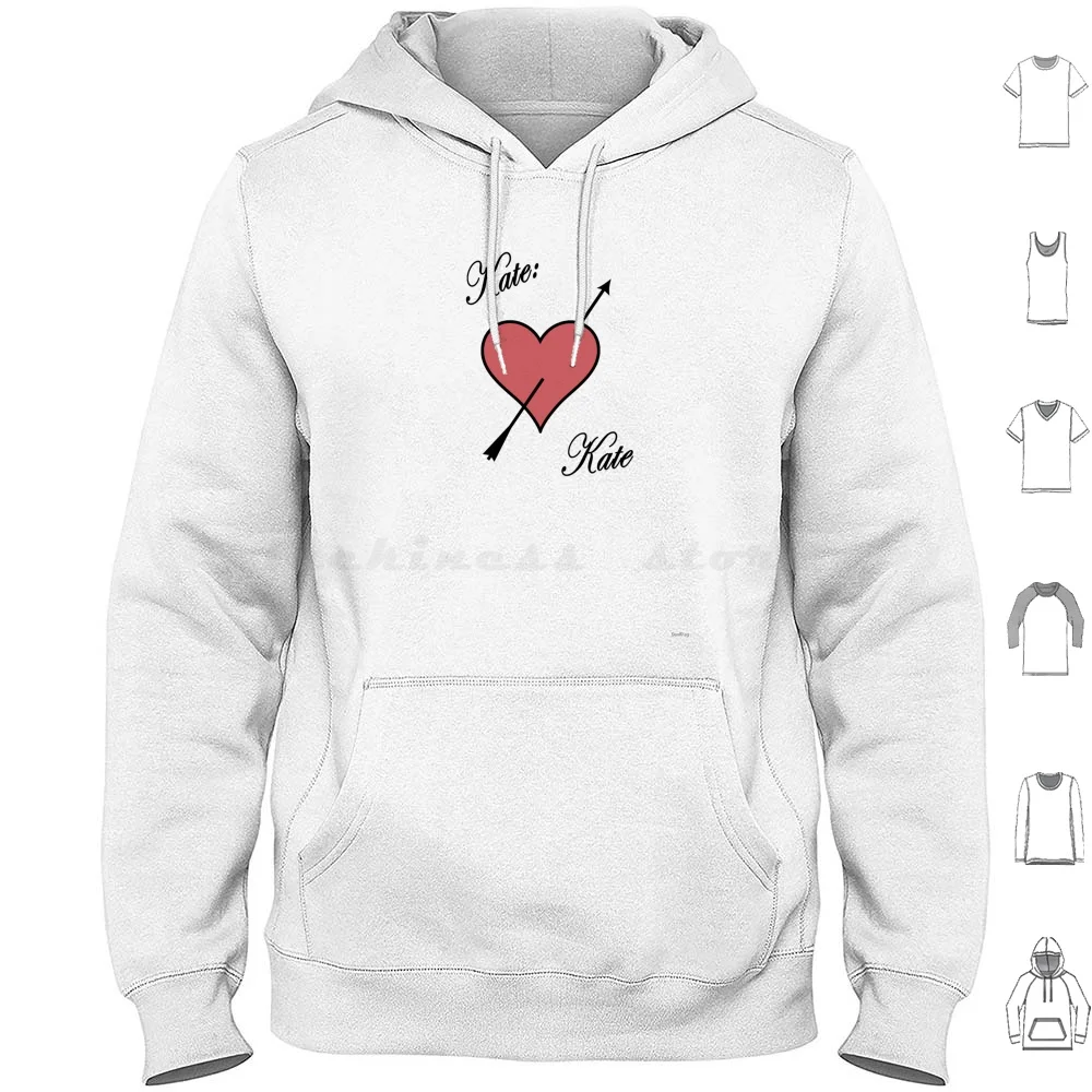 Sudadera con capucha Kate de algodón de manga larga Kate Bishop Hawkeye Hawkguy Clint Barton