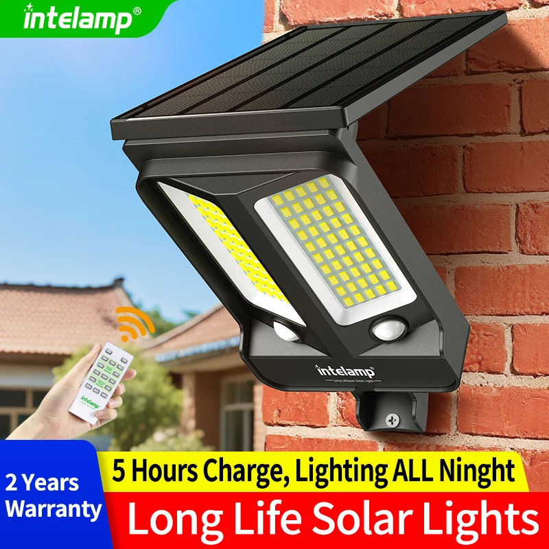 

Уличные солнечные светильники 4000 мАч, 1200 лм, с двумя датчиками движения, сверхъяркие, водонепроницаемые, для сада, двора, дорожек, гаража