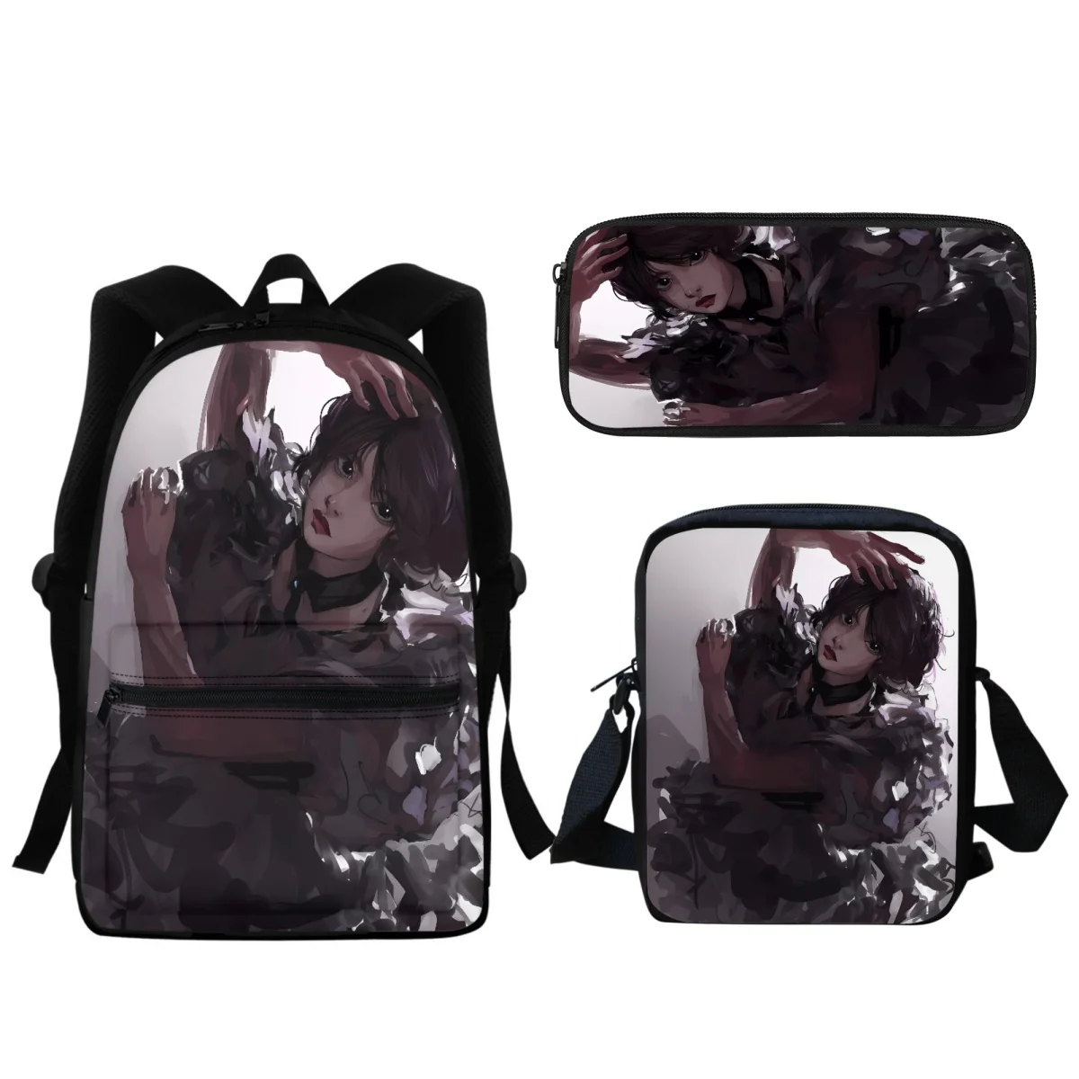 

Back to School Wednesday Schoolbag Primary School Fashion Backpack Students Kids Boys Girl Kindergarten Bookbags Stationery Gift