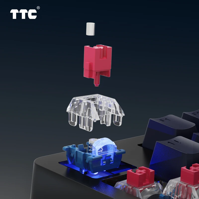 (متوافق مع ROG HFX V2) TTC Golden Magnetic HE Switch، مفتاح لوحة مفاتيح خطي ناعم مسبقًا