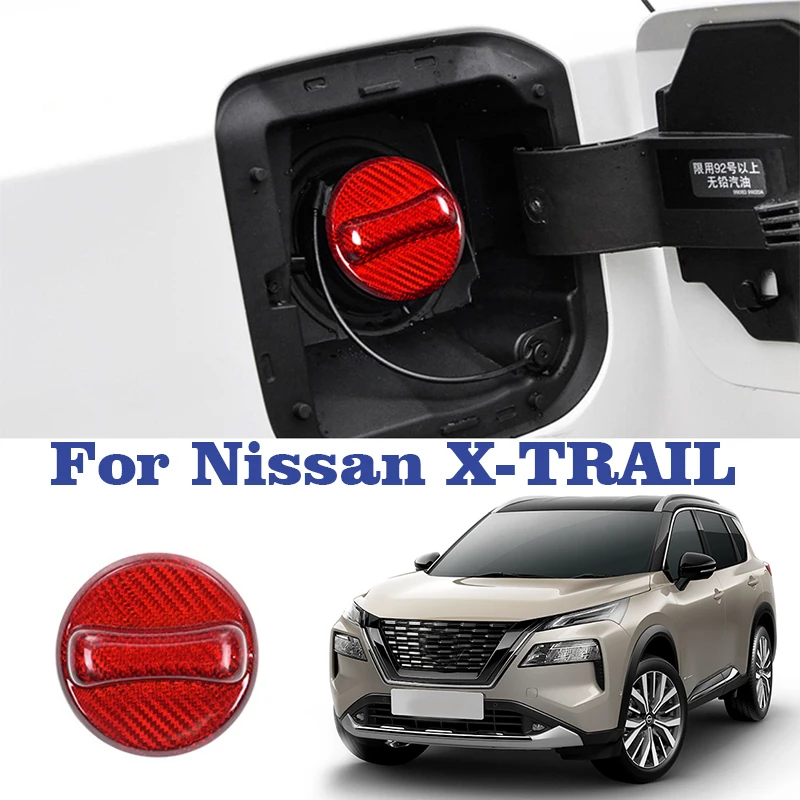 

Real Hard Carbon Fiber For NISSAN CX-TRAIL ALTIMA Bluebird-Sylphy inner Fuel Tank Cover Accessories Stickers