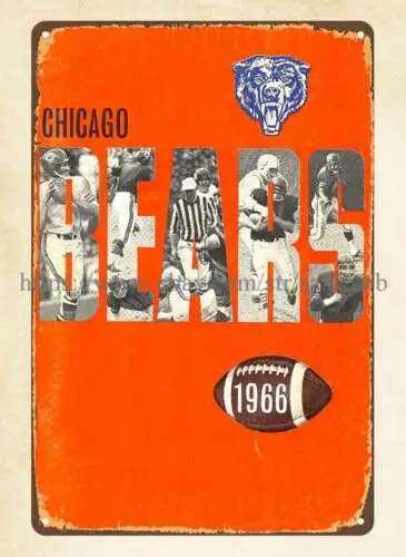 1 pcs,old vintage signs football 1966  Media Press Guide metal tin sign