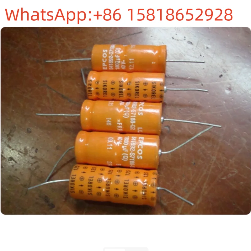 2pcs 40V 1800UF replacing 2200UF Siemens EPCOS SIKOREL 125-degree capacitors