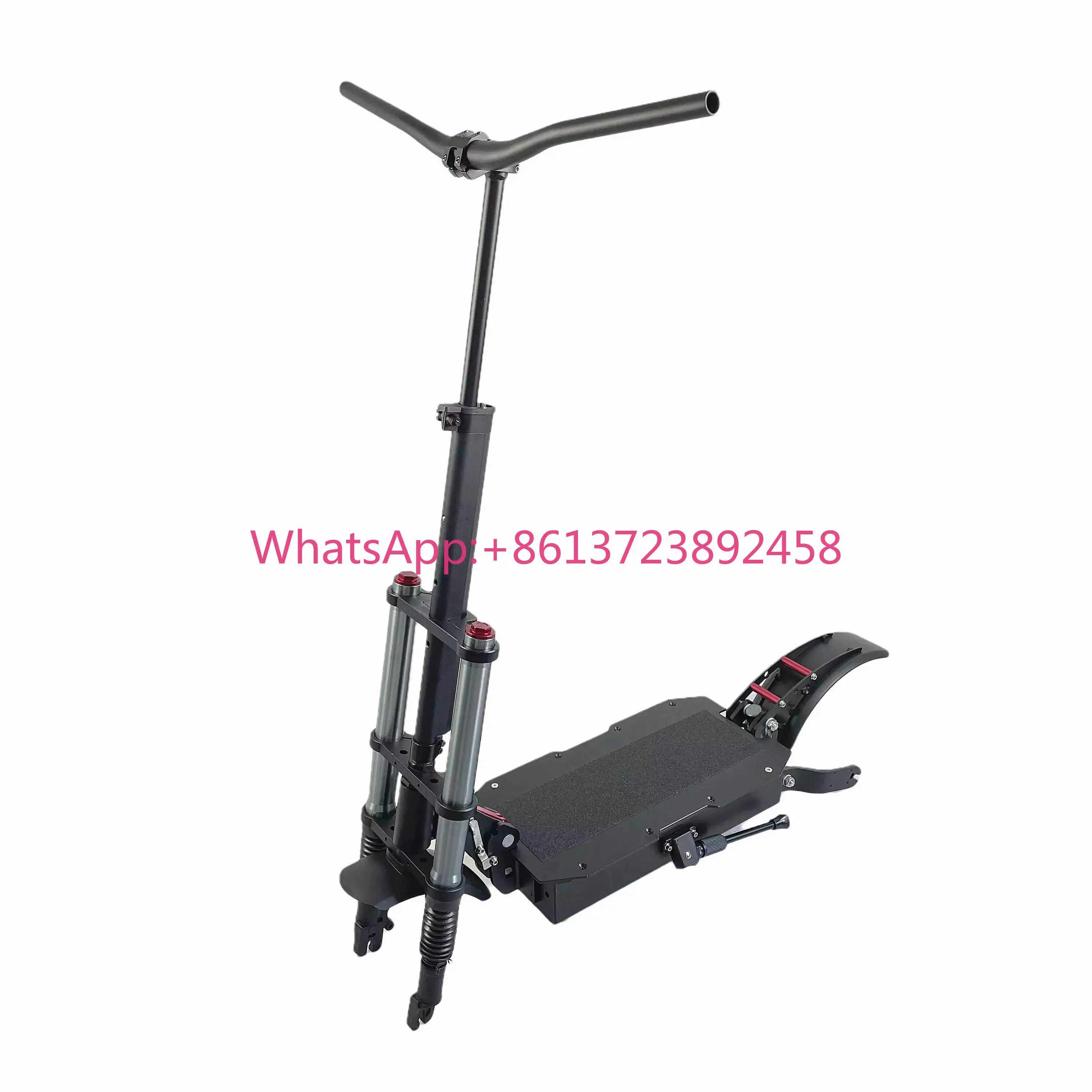 11-Inch, Folding Electric Scooter Frame, Hydraulic Spring Double Shock Absorber Vehicle Modification Replacement Accessories